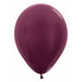 Sempertex 11-Inch Metallic Burgundy Latex Balloons, 50 Count