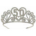 Glittered Metal 50th Birthday Tiara