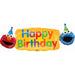 Elmo Fun Birthday 42-Inch Shaped Foil Balloon