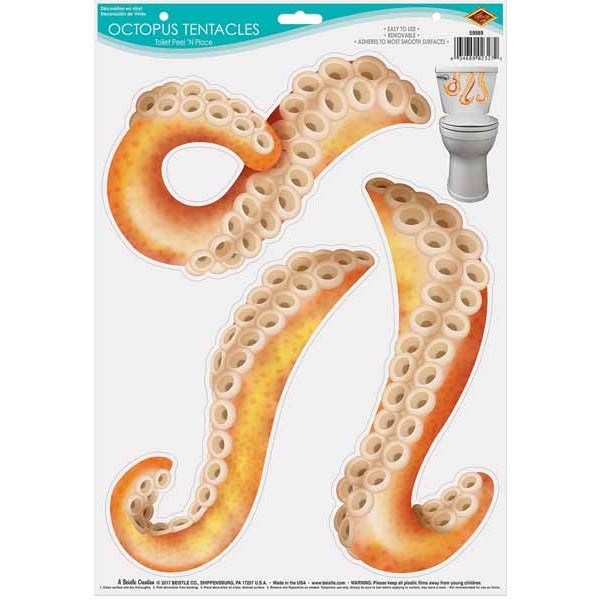 Octopus Tentacles Toilet Tank Decoration