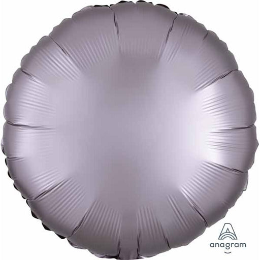 18-Inch Greige Satin Luxe Round Foil Balloon