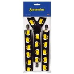 Beer Mug Suspenders for Oktoberfest