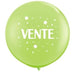 Vente Lime Green Latex Balloon, 36 Inch