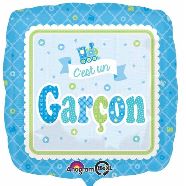 C'est un Garçon 18-Inch Foil Balloon