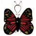 20-Inch Monarch Butterfly Wings and Headband Set