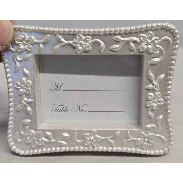 Petals & Pearls Place Card and Photo Holder