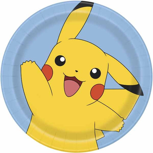 Pokémon 9-Inch Paper Plates