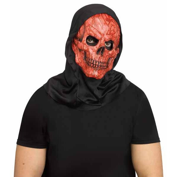 Bloody Skull Mask with Hood