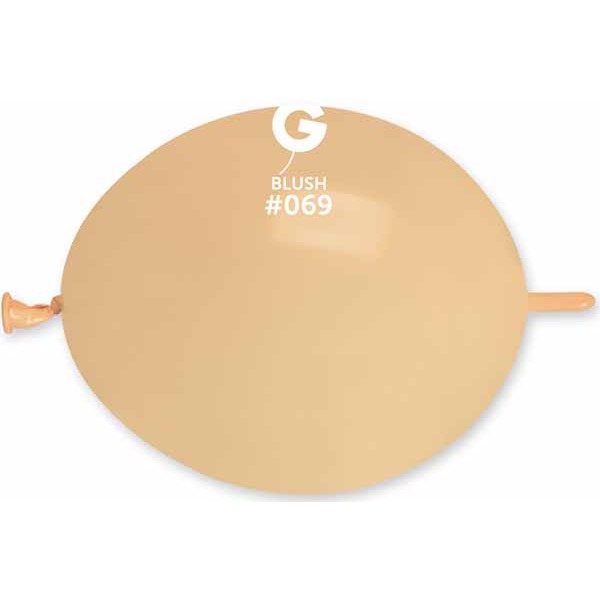 Gemar Glink 13-Inch Blush #069 Latex Balloons, 50 Count