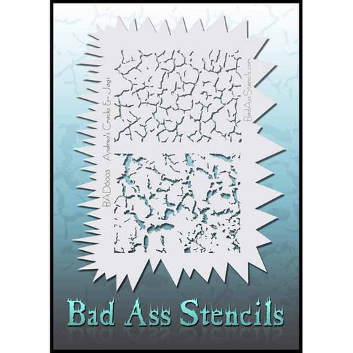 Graftobian Bad Ass Stencil - Cracks & Jags