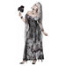 Women's Cemetery Bride Costume with Veil, Size 10-14
