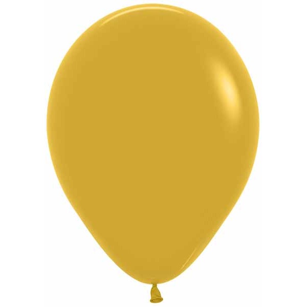 Sempertex 11-Inch Mustard Latex Balloons, 50 Count