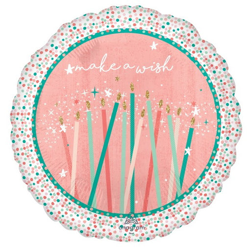 Happy Cake Day 18 Inch Round Foil Birthday Balloon