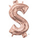 16-Inch Rose Gold Dollar Sign Balloon