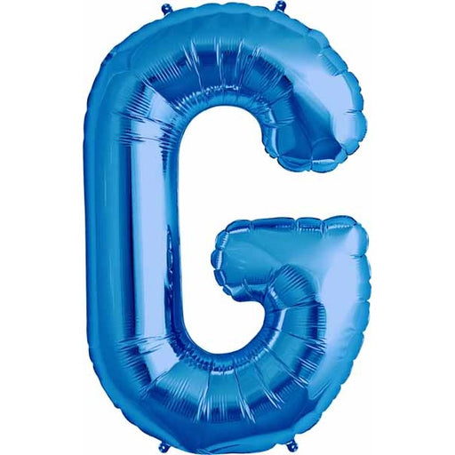 34 Inch Blue Letter G Balloon