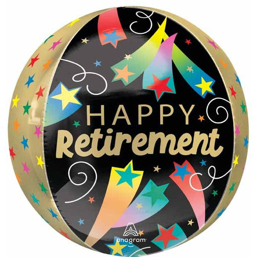 Happy Retirement 16" Orbz Foil Balloon