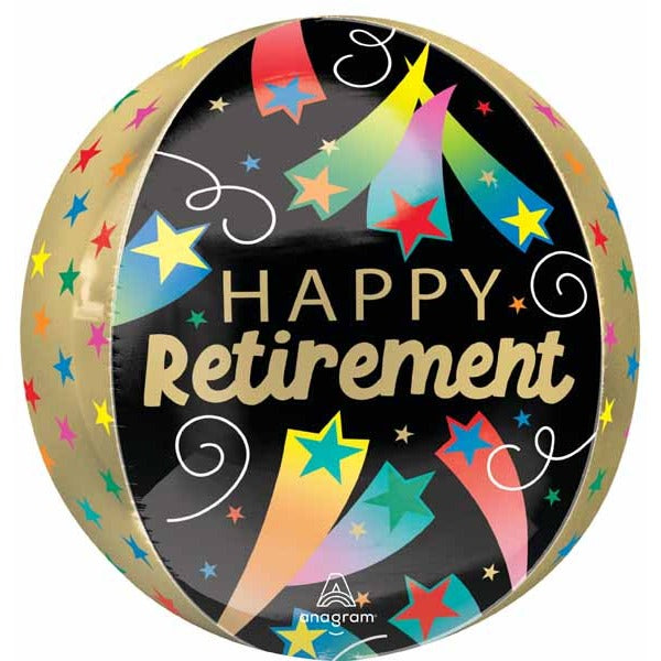 Happy Retirement 16" Orbz Foil Balloon