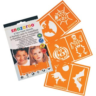 Snazaroo Halloween Face Paint Stencils, Set of 6
