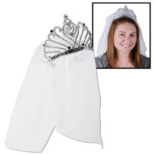 Bride to Be Tiara with Veil