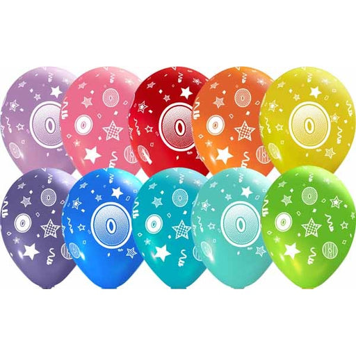 #0 NUMBERS-ALL-OVER 12" TRENDY ASST 50/B