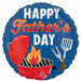 Grill-iant Dad 18" Round Foil Father's Day Balloon