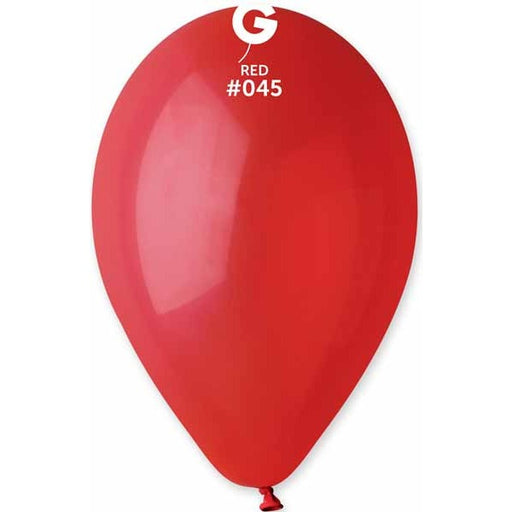Gemar 12-Inch Red #045 Latex Balloons, 50 Pack