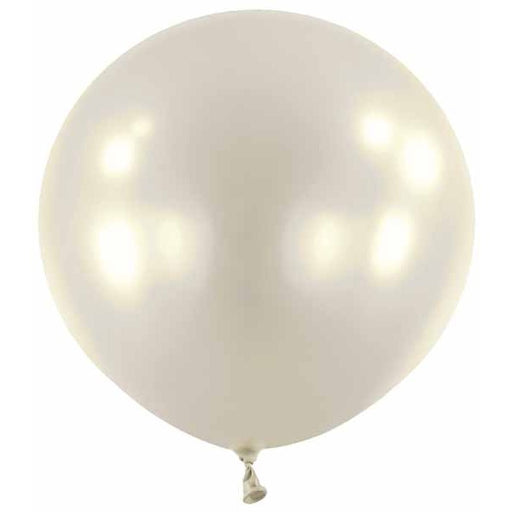 Anagram Metallic Silver 24-Inch Latex Balloons, 4 Pack