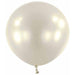 Anagram Metallic Silver 24-Inch Latex Balloons, 4 Pack
