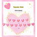 Heart Paper Die-Cut Party Banner