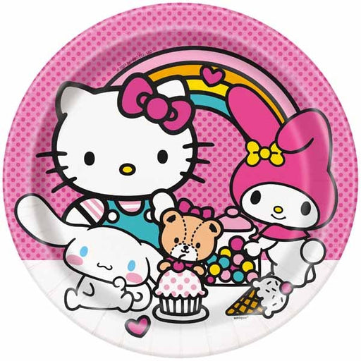 Hello Kitty 9-Inch Party Plates, 8 Count