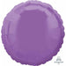 18-Inch Spring Lilac Round Foil Balloon