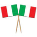 ITALIAN FLAG PICKS 50/PKG 2.5" MIN 3