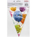 Sparkling Balloons Triangle Flag Banner