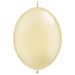 Qualatex QuickLink Pearl Ivory 12" Latex Balloons (50/Pk)