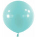 Anagram Caribbean Blue 24-Inch Latex Balloons, 4 Count