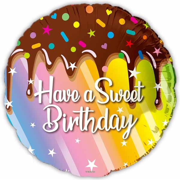 Have a Sweet Birthday 18-Inch Foil Balloon