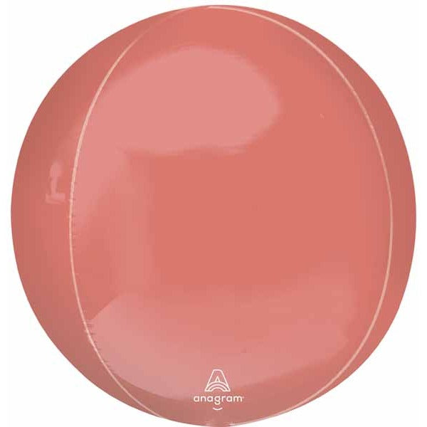 Coral 16-Inch Orbz Foil Balloon