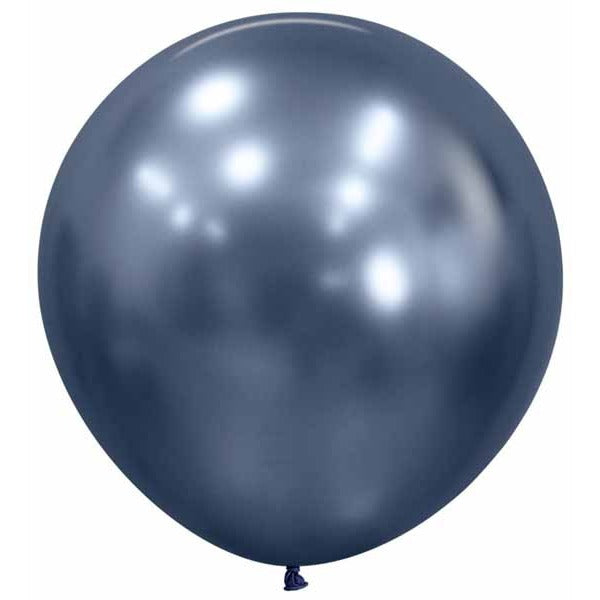 Sempertex 24-Inch Reflex Galaxy Blue Latex Balloons, 10 Pack
