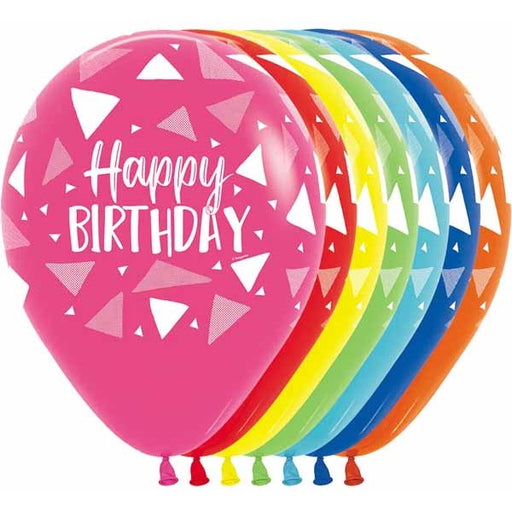 HBD TRIANGLES ASST 11" SEMPERTEX 50/BG