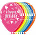 HBD TRIANGLES ASST 11" SEMPERTEX 50/BG