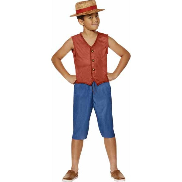 One Piece Luffy Child Costume, Extra Large