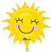 Smiling Sunshine Sun Foil Balloon, 29 Inch