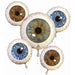 Creepy Eyeballs Halloween Foil Balloon Bouquet