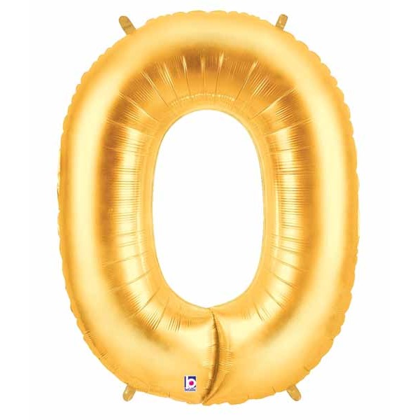 Meg loon Gold Number 0 Balloon, 34 Inch