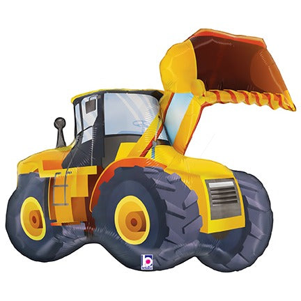 Construction Loader Shaped Foil Balloon, 33 Inch