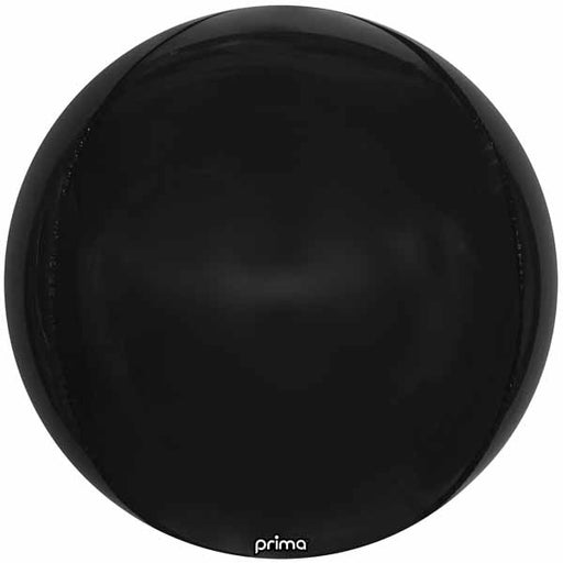 Prima Black 40-Inch Sphere Balloon, 1 Count