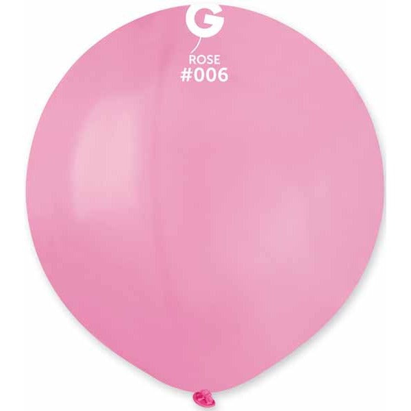 Gemar 19-Inch Rose #006 Latex Balloons, 25 Count
