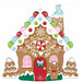 27" Gingerbread House Shaped Foil Balloon