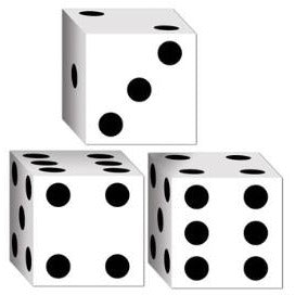 Dice Favor Boxes, 3 Count
