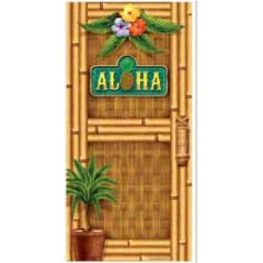 Aloha Luau Door Cover, 30 Inches x 5 Feet